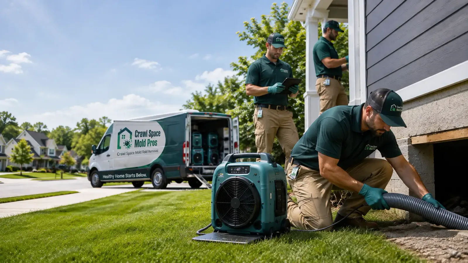 Crawl Space Mold Removal in Brighton, IL